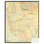 Travel Poster New York City Transit Subway Map Brooklyn Queens Manhattan Bronx