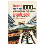 Sport Poster Brands Hatch Car Race 1000km British Airways