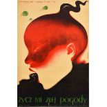 Movie Poster Polish Design Zycz Mi Zlej Pogody USSR Drama Romance