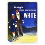 Propaganda Poster At Night Wear Something White ROSPA Accident