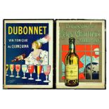Advertising Poster Dubonnet Cinchona Tonic Wine Menu Alcohol Liqueur Liquor