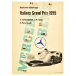Sport Poster Italian Grand Prix Mercedes Benz Formula One