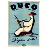 Advertising Poster Duco Enamel Lacquer Paint Art Deco