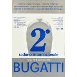Sport Poster Bugatti International Meeting Ferrara Car Automobile