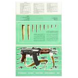 Propaganda Poster Set 24 Soviet Armed Forces Small Arms