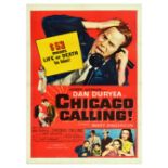 Movie Poster Chicago Calling Drama Noir Reinhardt Duryea