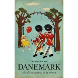 Travel Poster Denmark Royal Life Guards Tivoli