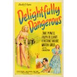 Movie Poster Delightfully Dangerous Jane Powell Ralph Bellamy Orchestra