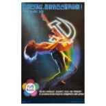 Advertising Poster Youth Student World Festival Pyongyang North Korea