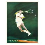 Sport Poster Tennis Player Court Sport Victor Spahn