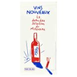 Advertising Poster Nicolas New French Wines Millennium Selection Alcohol Drink