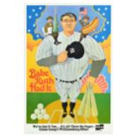 Sport Poster Babe Ruth Had It Baseball New York Yankees