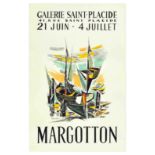 Travel Poster Rene Margotton Sailboats Galerie Saint Placide Sailing