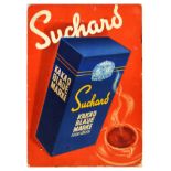 Advertising Poster Art Deco Suchard Kakao Cocoa Hot Chocolate Drink