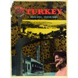 Travel Poster Turkey Uniquely Modern Historically Fabulous Collage