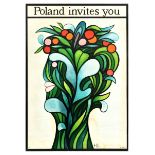 Travel Poster Poland Invites You Jan Lenica