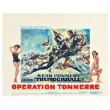 Movie Poster Thunderball James Bond Operation Tonnerre 007