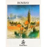 Travel Poster Bombay India Emirates Airlines Cathedral Church