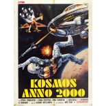 Movie Poster Kosmos Anno 2000 SciFi USSR Alien Space