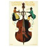 Travel Poster Werden Felser Sommer Frische Summer Fair Cello