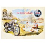 Advertising Poster The Unapproachable Norton Motorcycle
