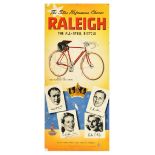 Advertising Poster Raleigh New Bicycle Star Performers