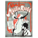 Movie Poster Moulin Rouge Toulouse Lautrec Cabaret Cancan Belle Epoque