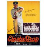 Sport Poster Set Australian Cricket Don Bradman Team Signed Western Warriors Australia