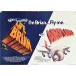 Movie Poster Monty Python Life Of Brian Airplane