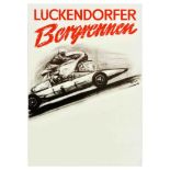 Sport Poster Luckendorfer Hill Climb Auto Moto Racing Germany