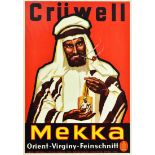 Advertising Poster Cruwell Mekka Tobacco Cigarettes