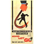 Movie Poster Never Let Go Thriller Silhouette Hook Fight