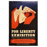 Advertising Poster Liberty Exhibition WWII Henrion Dove London Blitz West End