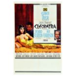 Movie Poster Cleopatra Elizabeth Taylor Burton Harrison