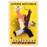 Advertising Poster Loterie Nationale Moissons Harvest Lottery