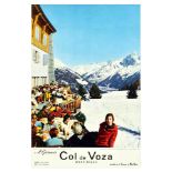 Sport Poster Col De Voza Mont Blanc Ski France Mountain