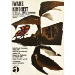 Movie Poster Iwans Kindheit Ivans Childhood Tarkowski WWII War Drama