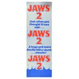 Movie Poster Jaws 2 Shark Attack Deadly Killer Horror