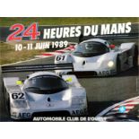 Sport Poster 24 Heures Du Mans 1989 Automobile Club De Louest