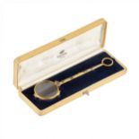 Gorgeous gold lorgnette 56 assay value with precious stones.