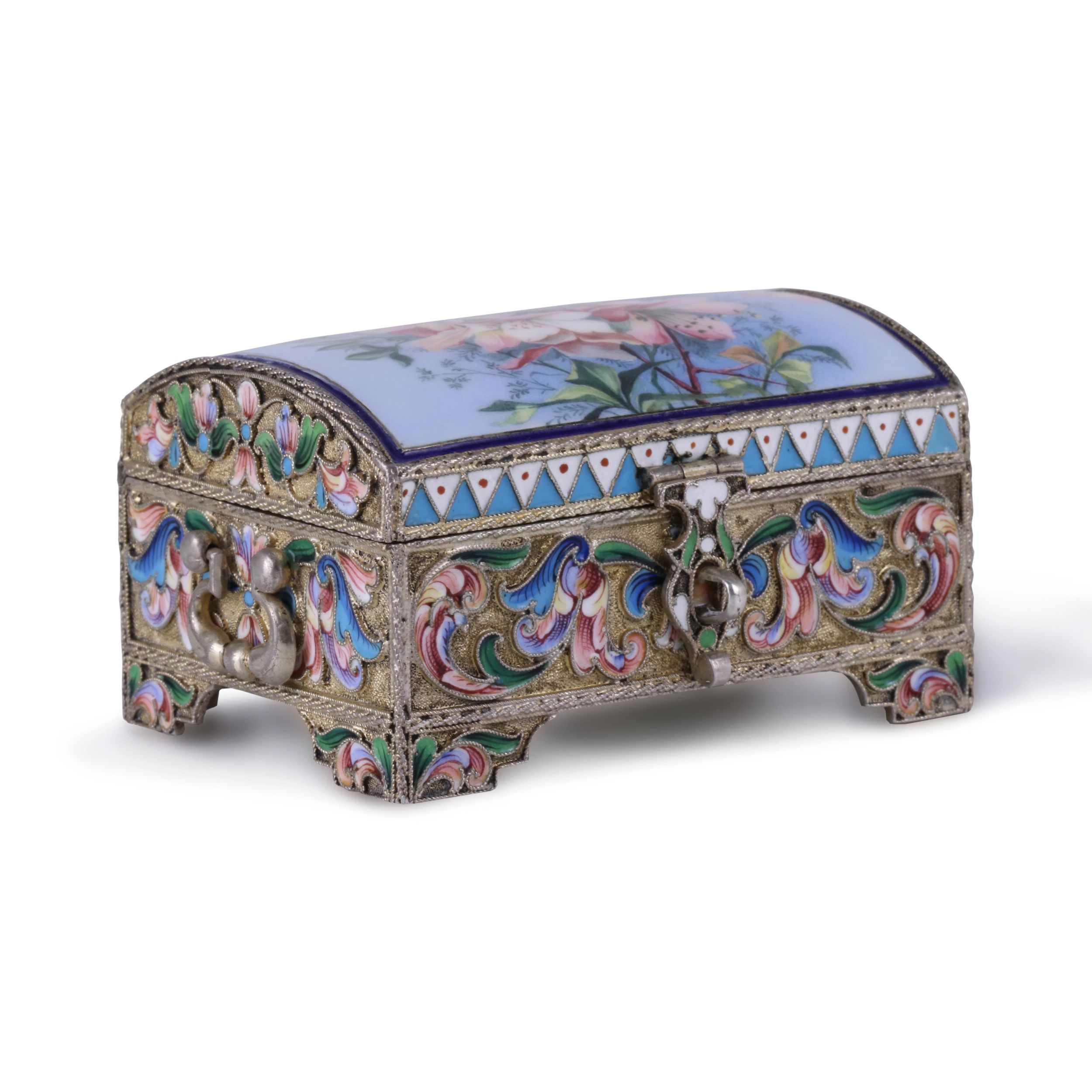 Silver casket Chest, I.S. Ivan Saltykov(И.С. Ивана)