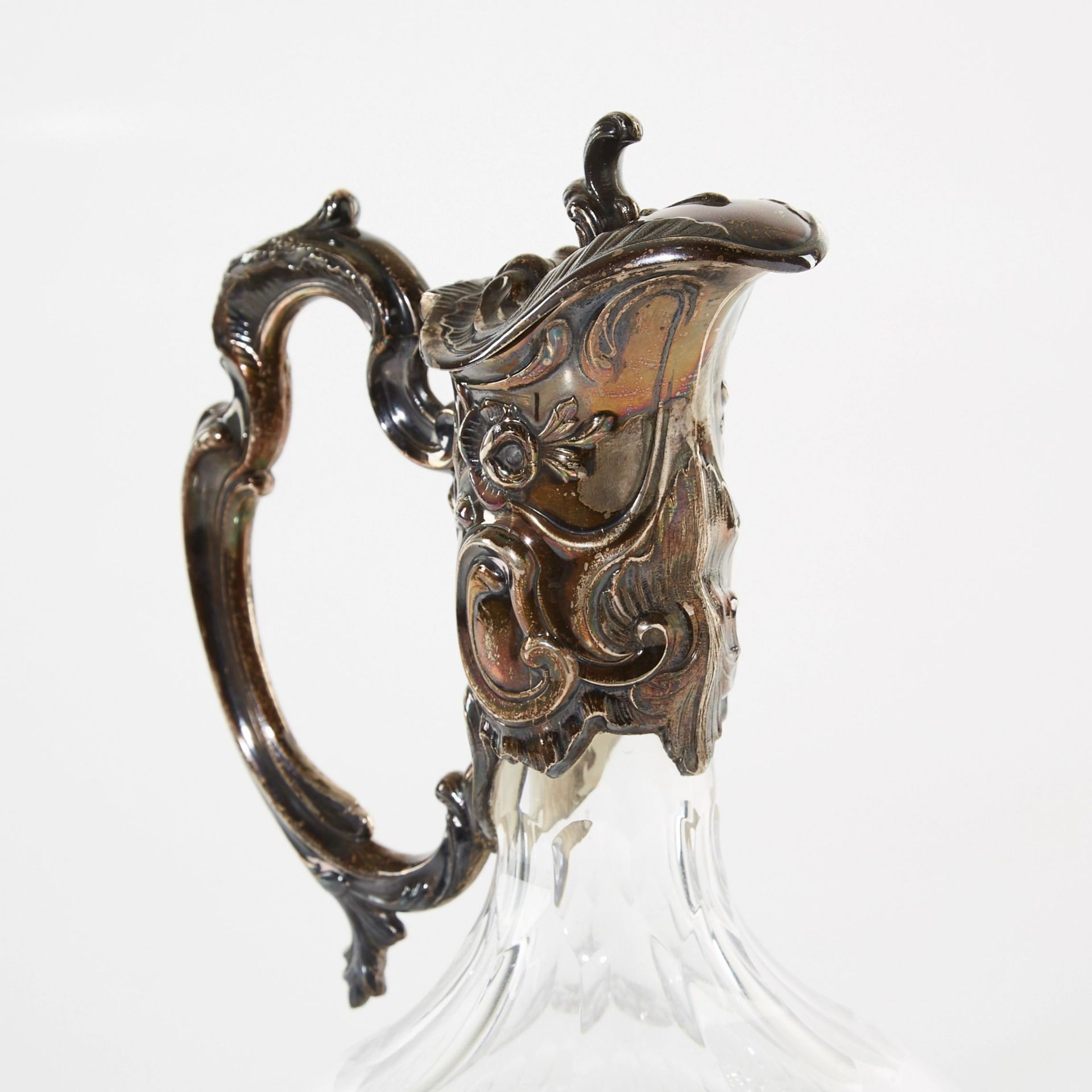 Silver mounted claret jug. - Bild 5 aus 6