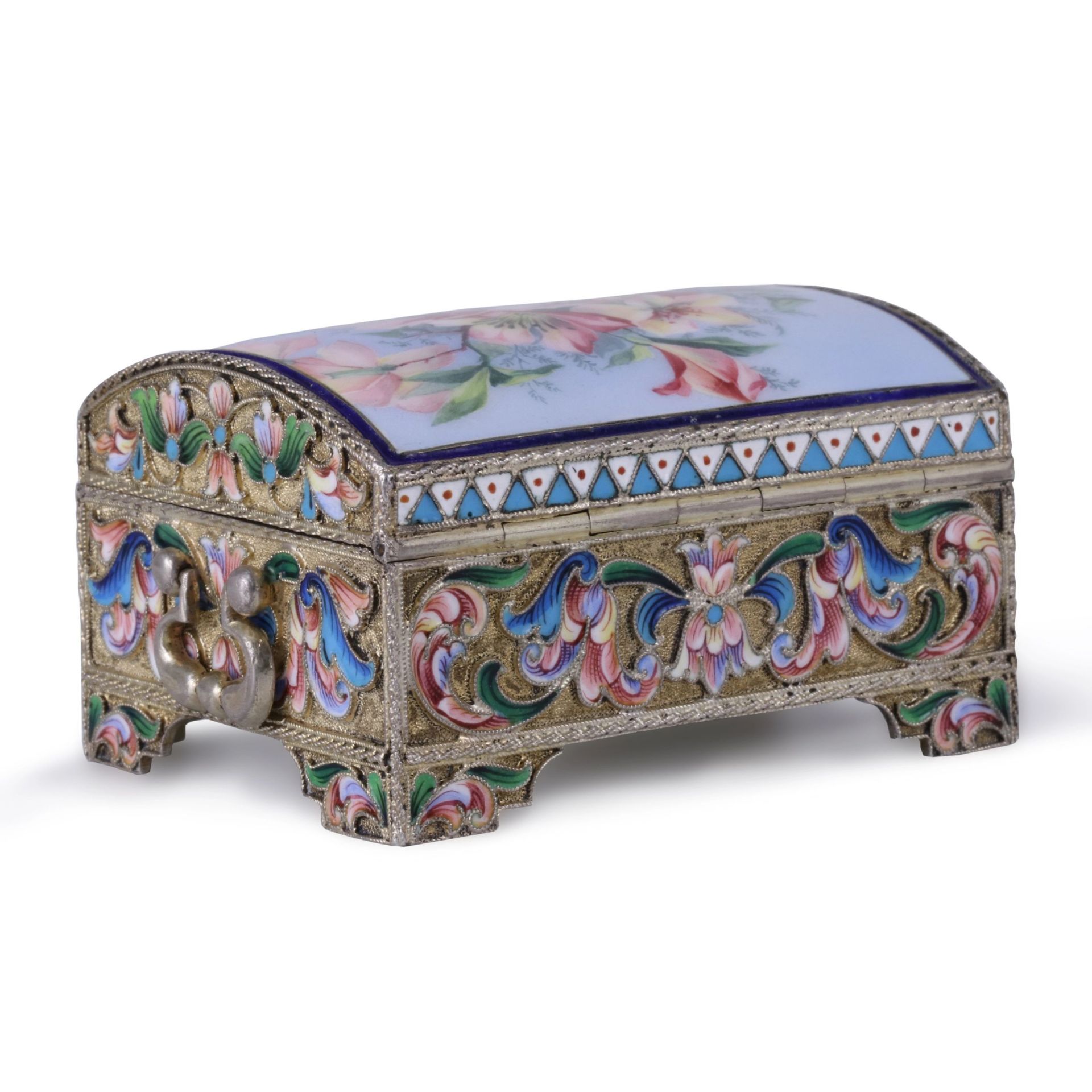 Silver casket Chest, I.S. Ivan Saltykov(И.С. Ивана) - Bild 6 aus 8