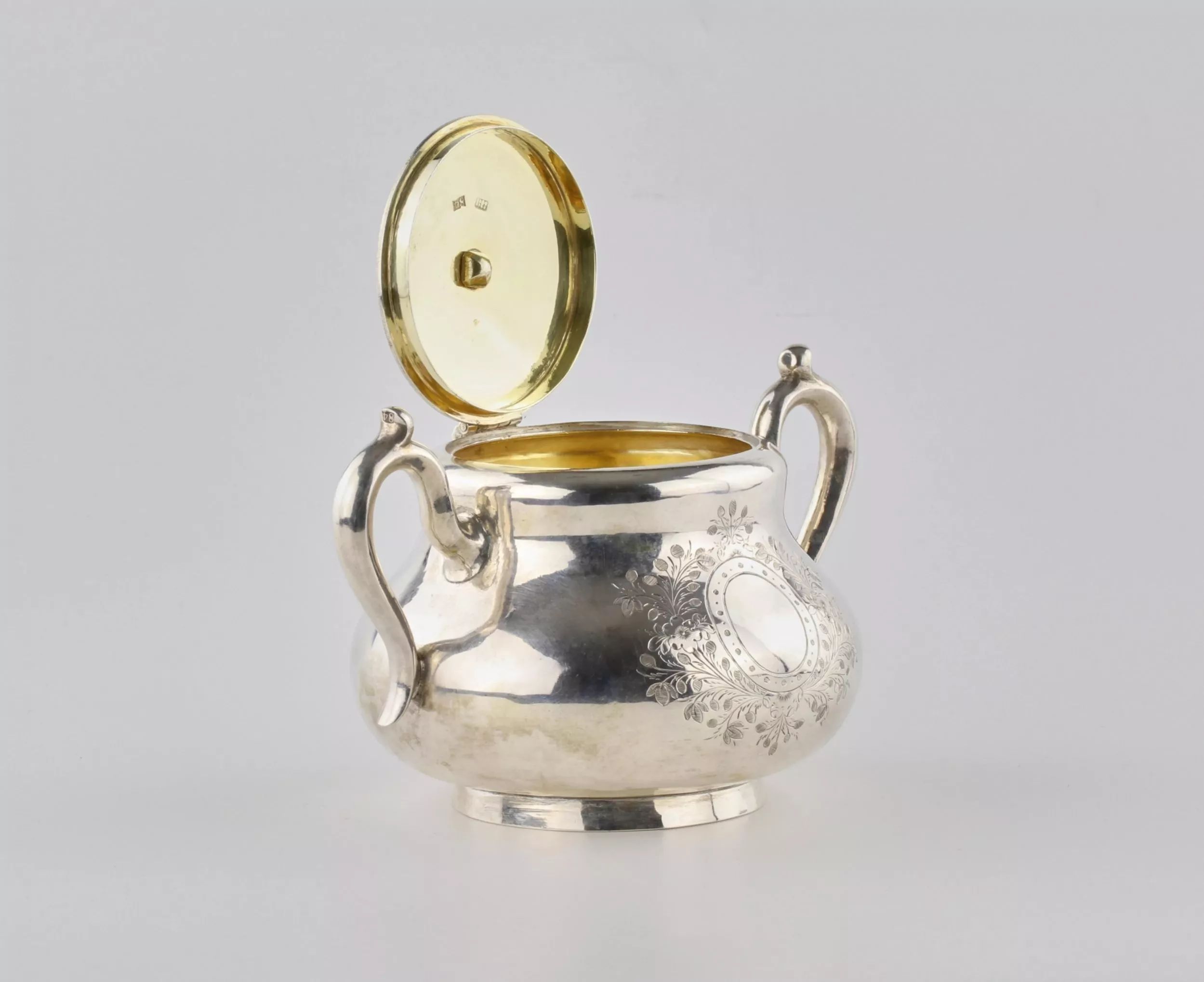 Russian silver tea set - Image 7 of 8