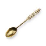 Golden spoon. C. Faberge. master August Wilhelm Holmstrom