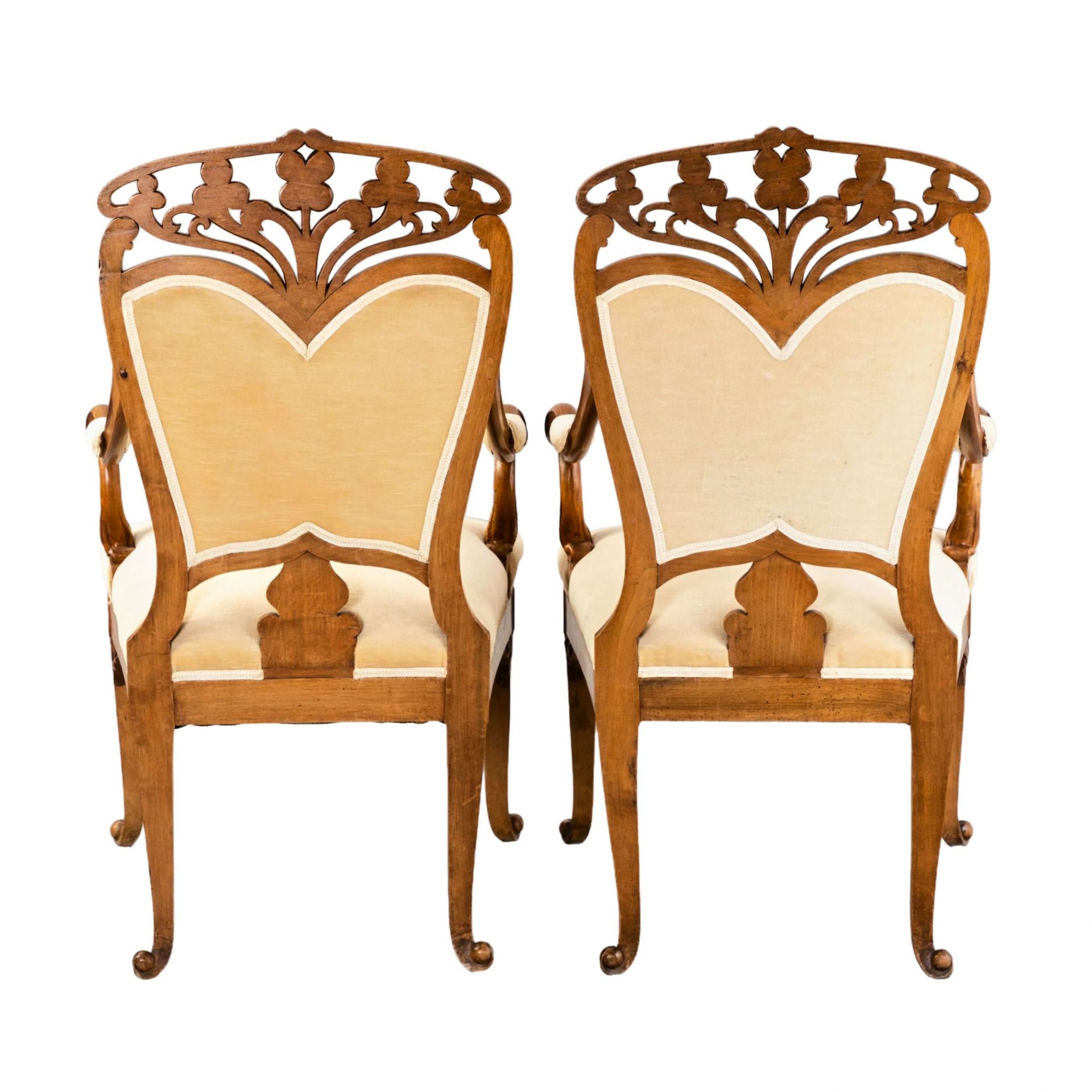 Furniture set in Art Nouveau style. France. 1905 - Image 8 of 13