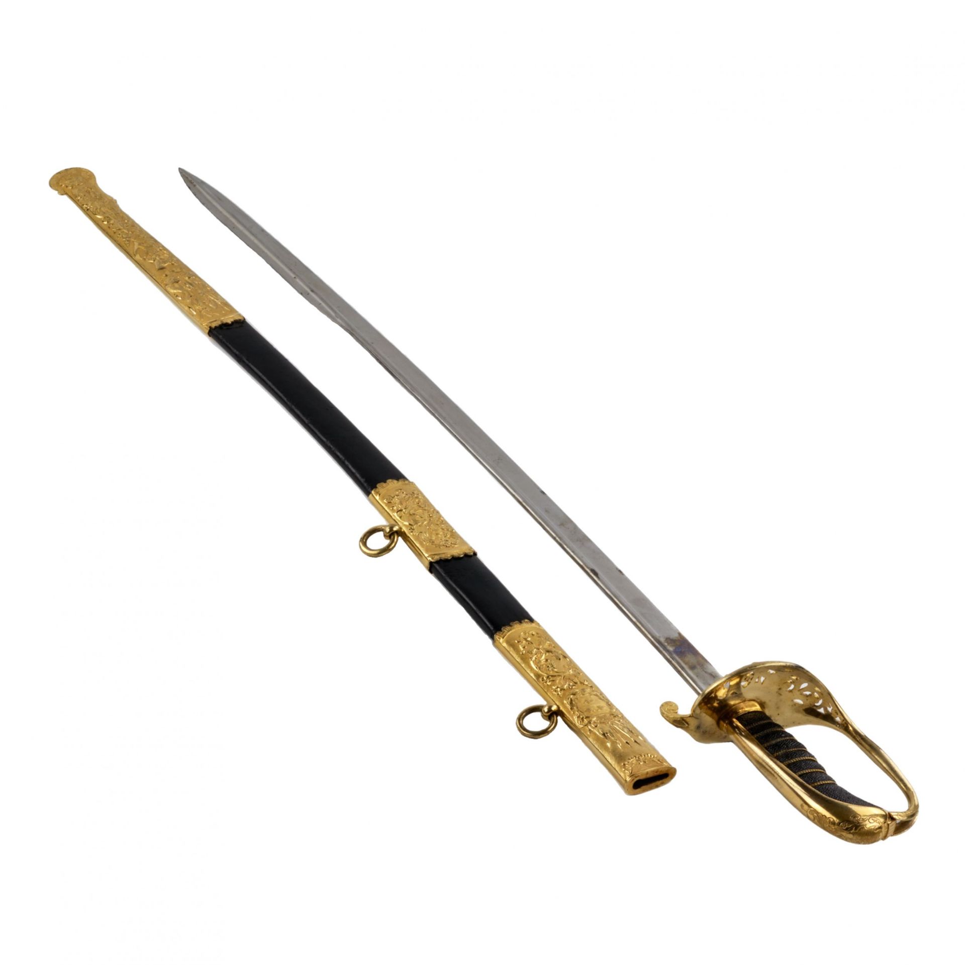 Saber of a Swedish naval officer, second half of the 19th century. - Image 5 of 8