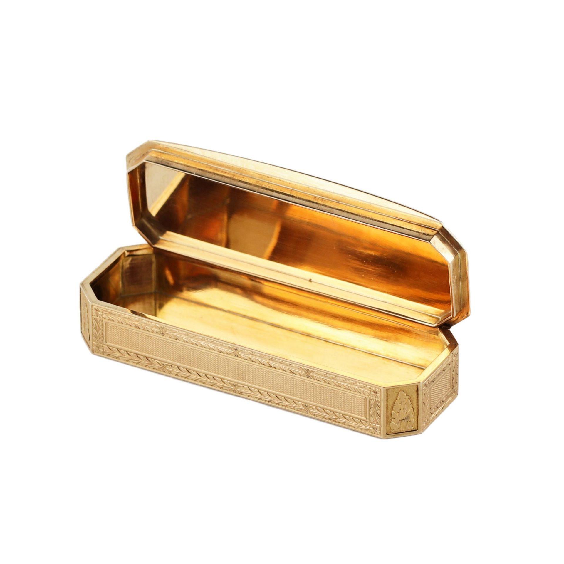 19th century French gold toothpick case. - Bild 5 aus 8