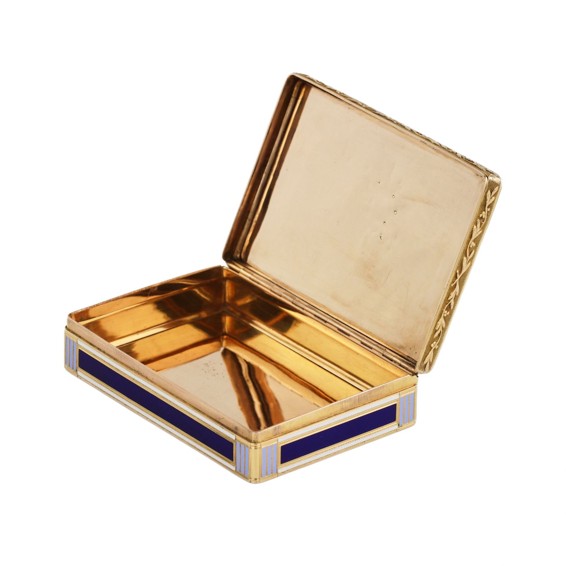 Snuffbox in gold and enamel, Augustin-André Egen, Paris, 1798-1809 - Bild 4 aus 9