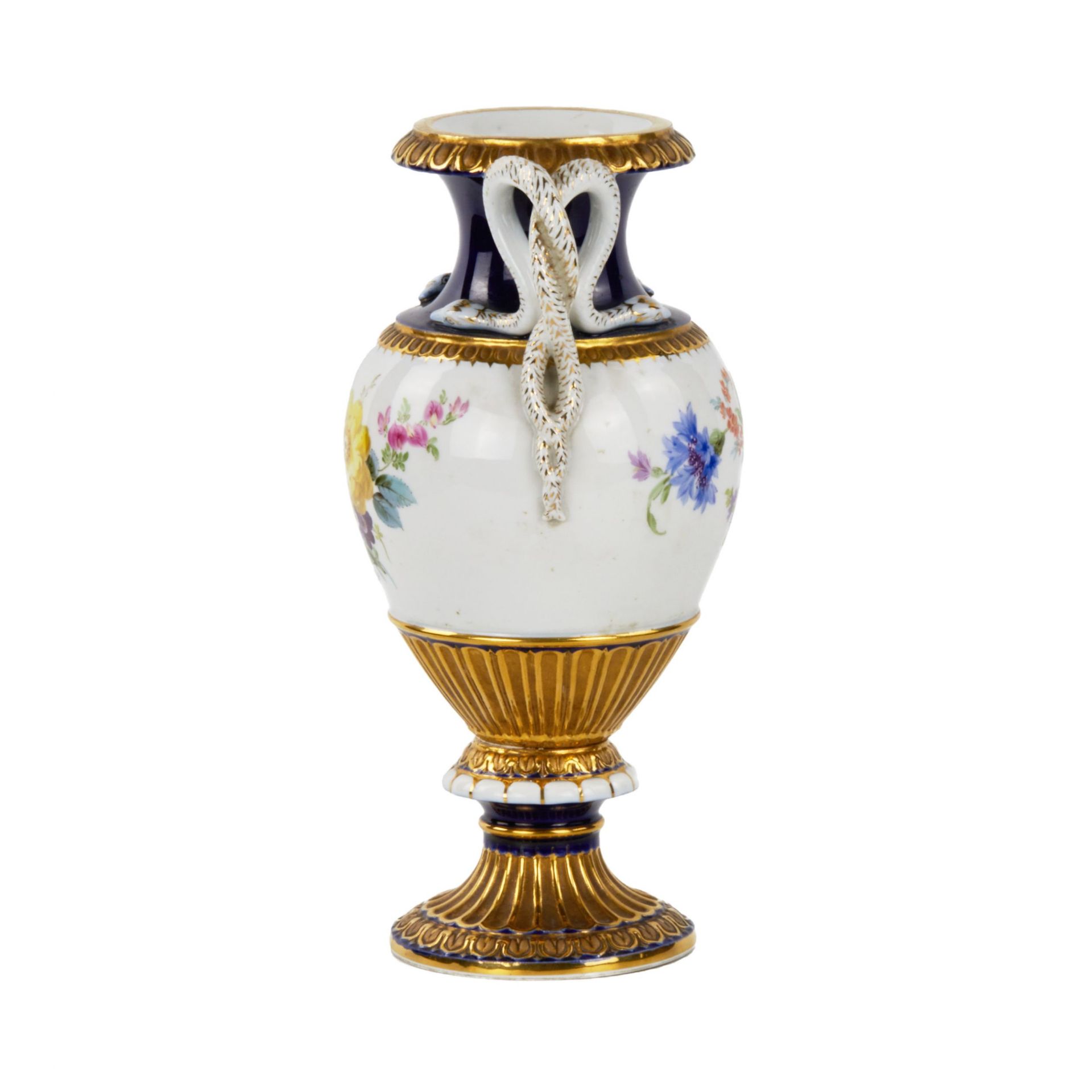 Meissen. Porcelain vase with snakes. - Bild 4 aus 6